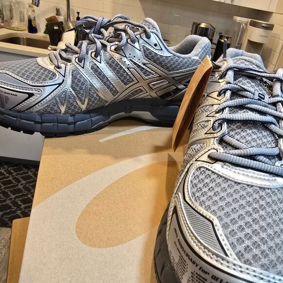 Asics Gel-Kayano 20 Gravel Pure Silver 1203A388-020 Running Shoes Mens Size 10 - Picture 4 of 9